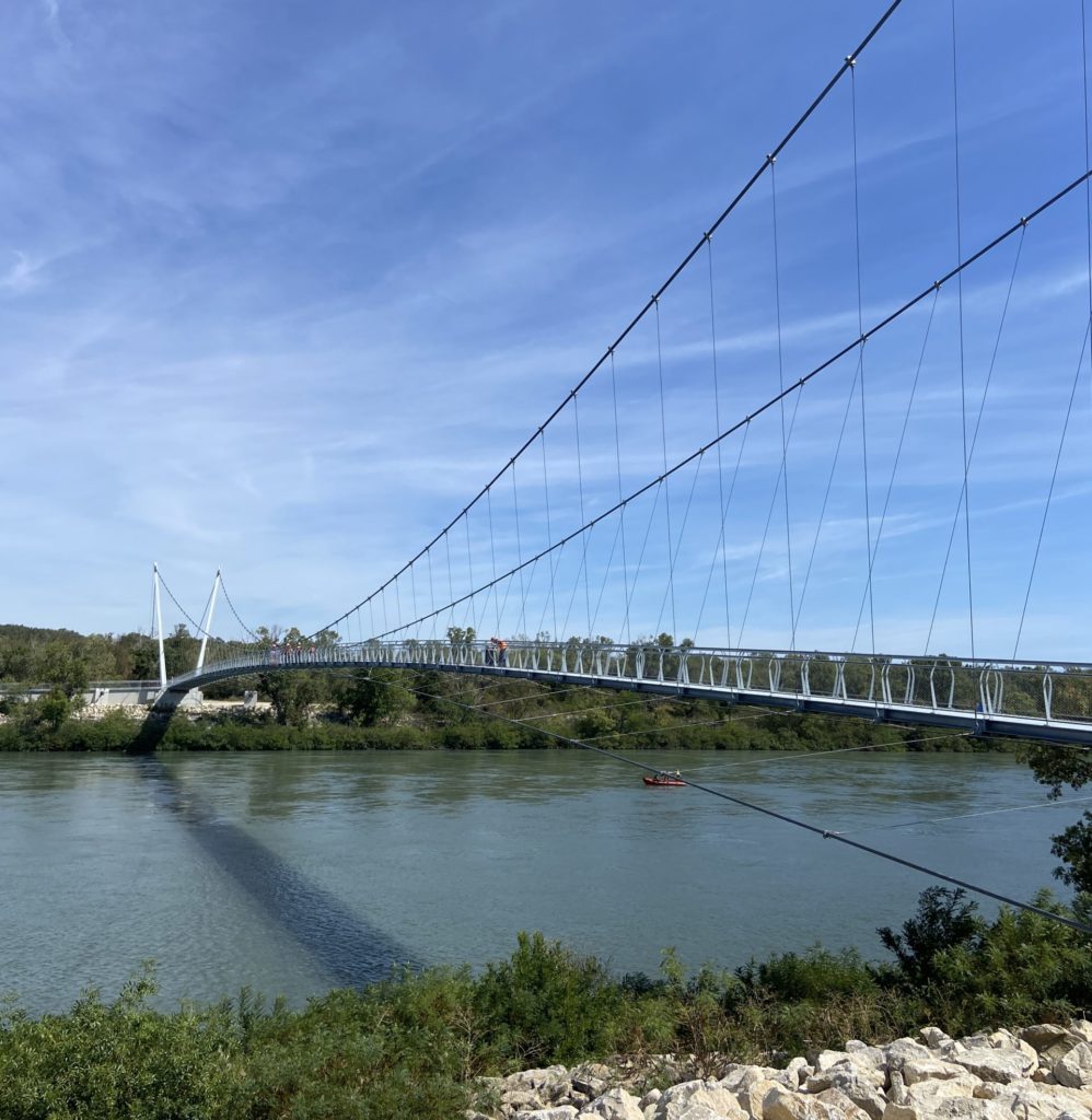 Passerelle Suspendue de la ViaRhôna