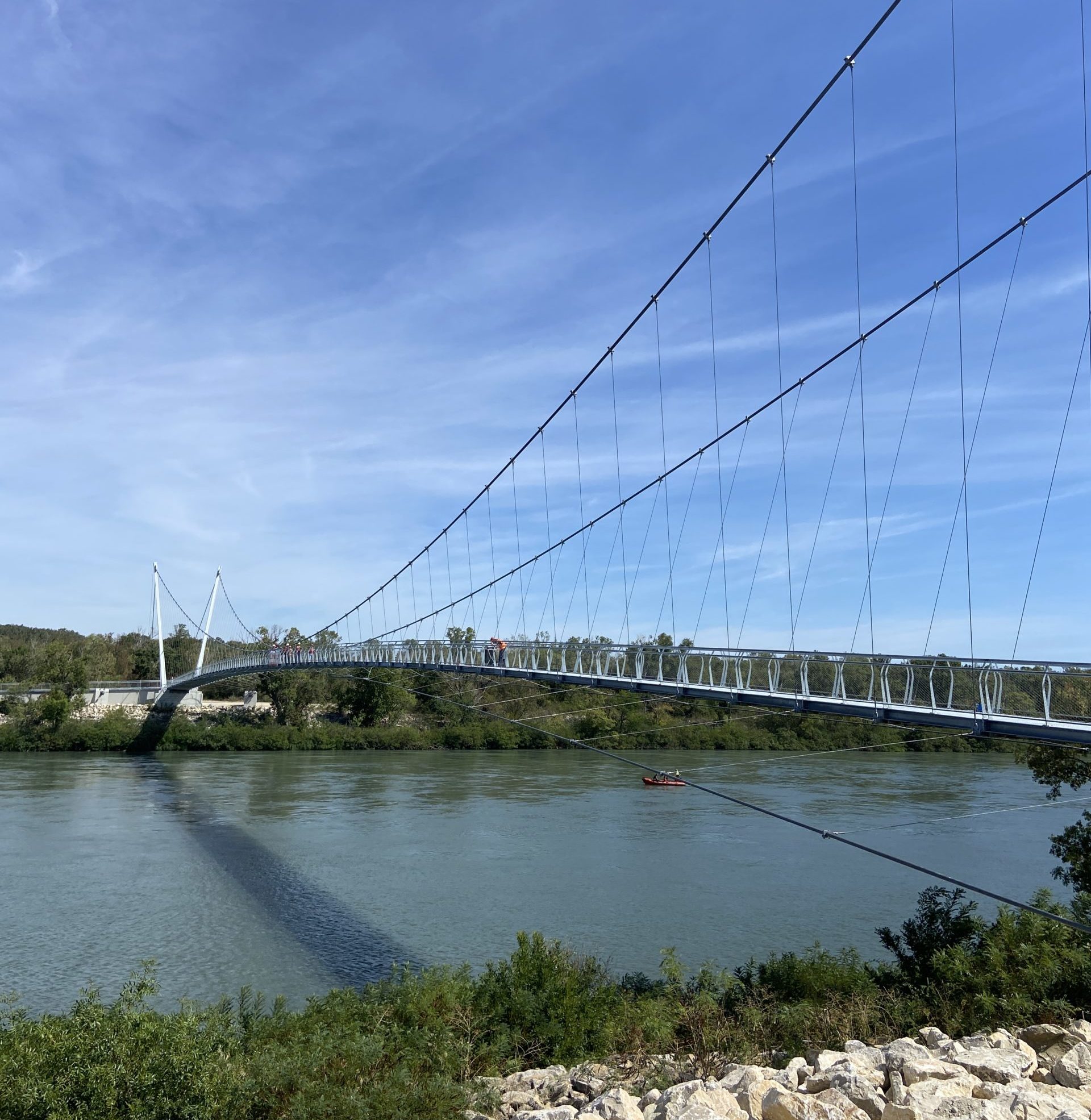 Passerelle Sauveterre ViaRhôna