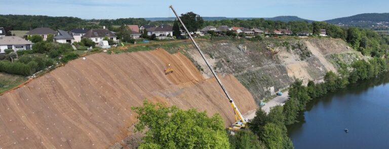 Sécurisation de falaise, Côte Chapiron (54)