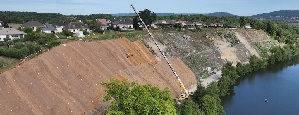 Sécurisation de falaise, Côte Chapiron (54)